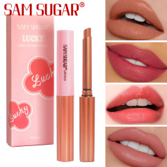 SAM SUGAR ラッキーノンスティックリップ 防水 発色が良い 保湿 長持ちリップクリーム 跨境ECサイトTEMU