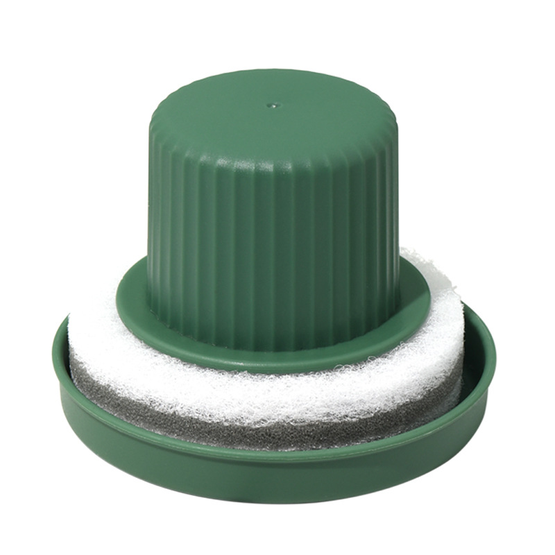 Cepillo de esponja de bandeja de diseño propio cepillo de limpieza de lavabo cepillo de lavado de fregadero de baño cepillo de bañera de encimera