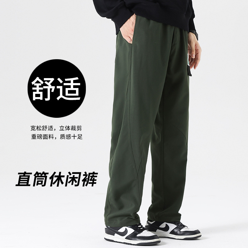 2023 autumn and winter new May Khaji men's cargo pants three-dimensional cut cutlass pants fashion loose casual pants