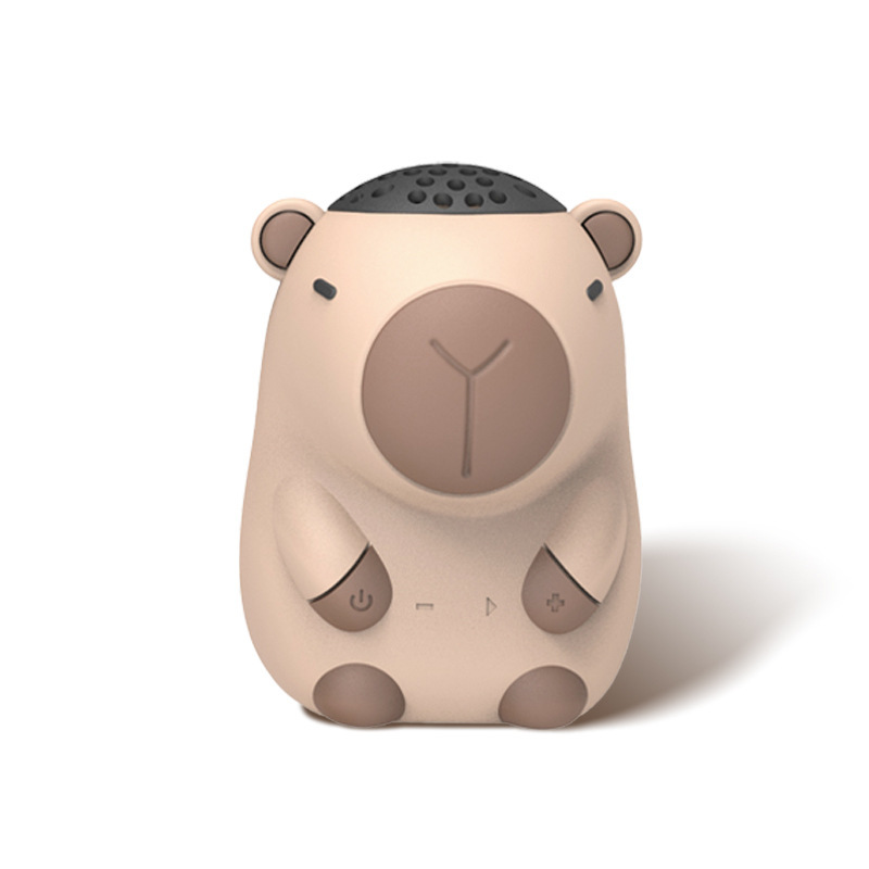 売れ筋爆発的なカピバラ Bluetooth スピーカーワイヤレスミニスピーカーポータブル超長バッテリー寿命ホームかわいいカード|undefined