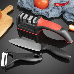 Household Knife Sharpener Multifunctional Knife Sharpener Quick Knife Sharpener Kitchen Supplies Knife Sharpening Stick Manufacturer Shipped