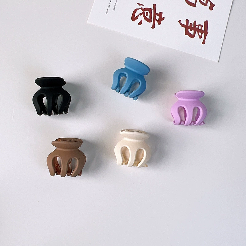 Набор Hair Clips креветка ракушка, 2–4.5 см, матовые и яркие цвета, зажимы для хвоста от маленьких до больших