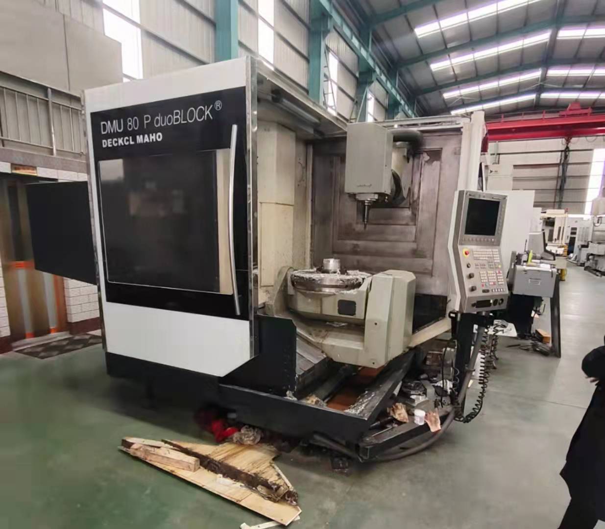 出售二手德玛吉DMU80P duoBLOCK五轴联动加工中心50刀柄