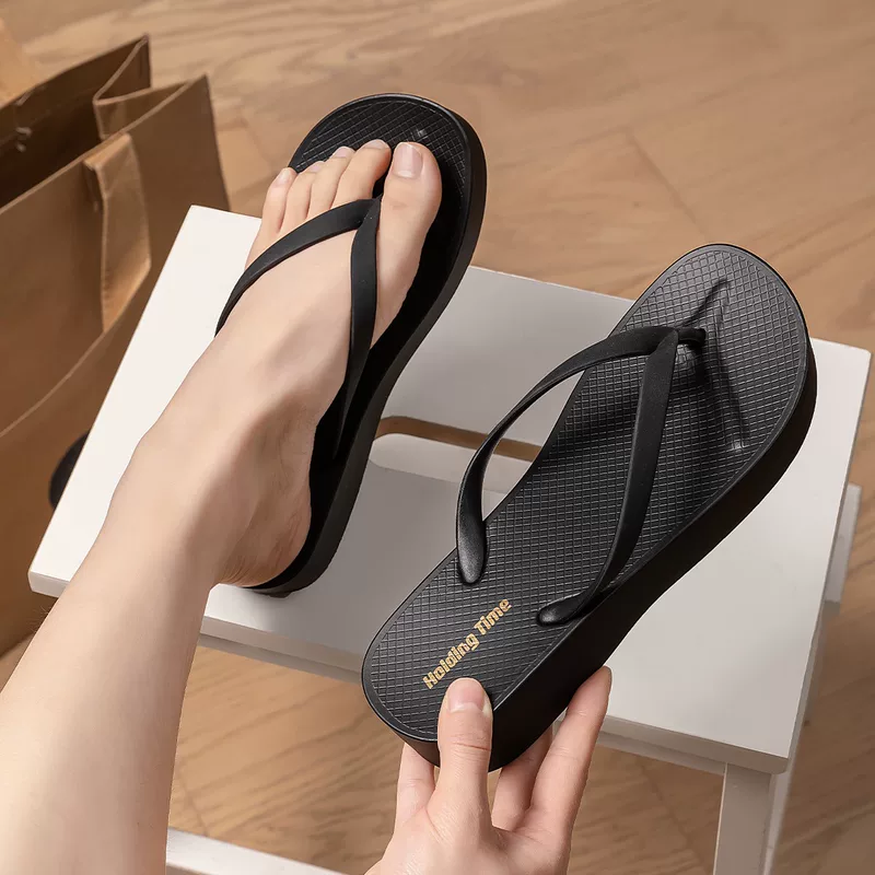 Лида-ни Summer flip flops, non-slip fashionable beach slippers, beach style