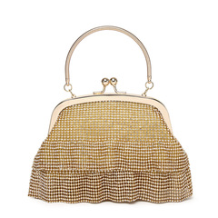 New Cross-border Evening Handbag, European and American Water Diamond Wedding Bags, Noblewoman Party Phone Bags, Fashionable Fashion Small Handbags