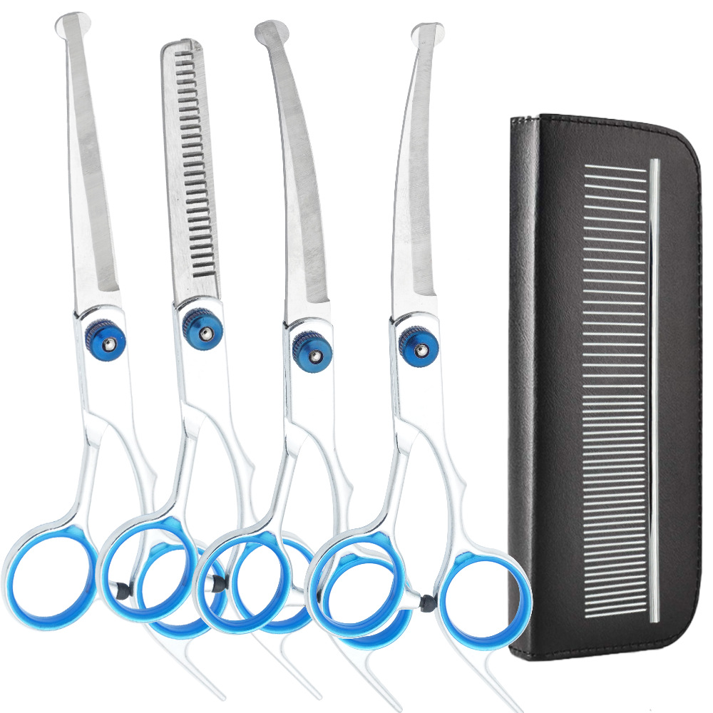 Venta directa de fábrica de tijeras para mascotas Teddy Beauty tijeras para cortar mascotas Juego de recorte de perros