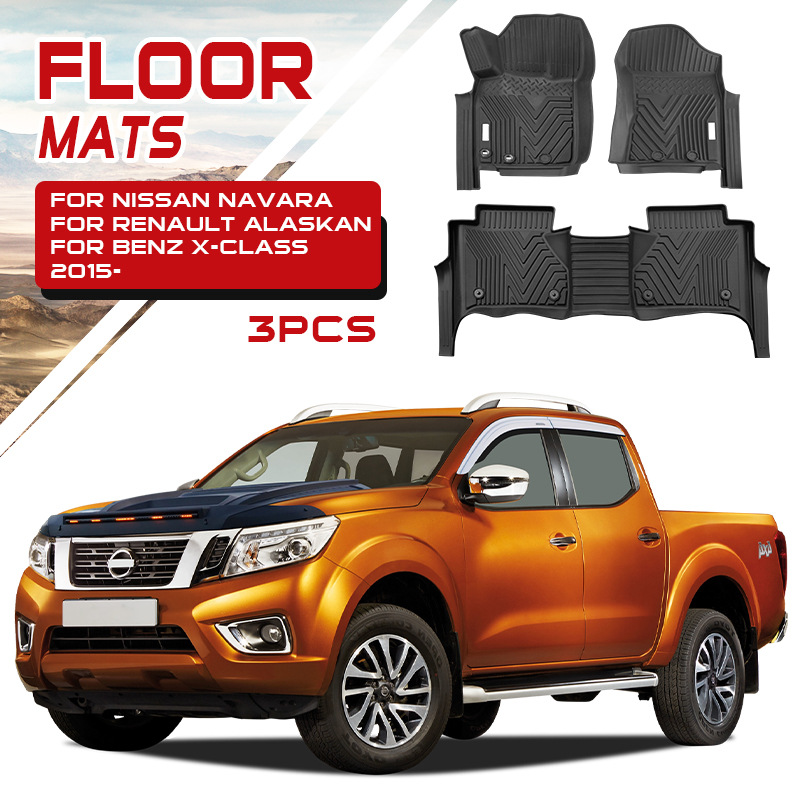 Para Mercedes pickup alfombrilla especial Benz X-Class Floor mats tapete impermeable tapete