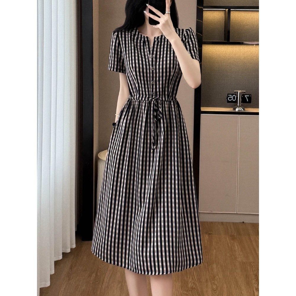 Guangzhou Thirteen Lines Women's Popular Plaid Dress 2026 New…