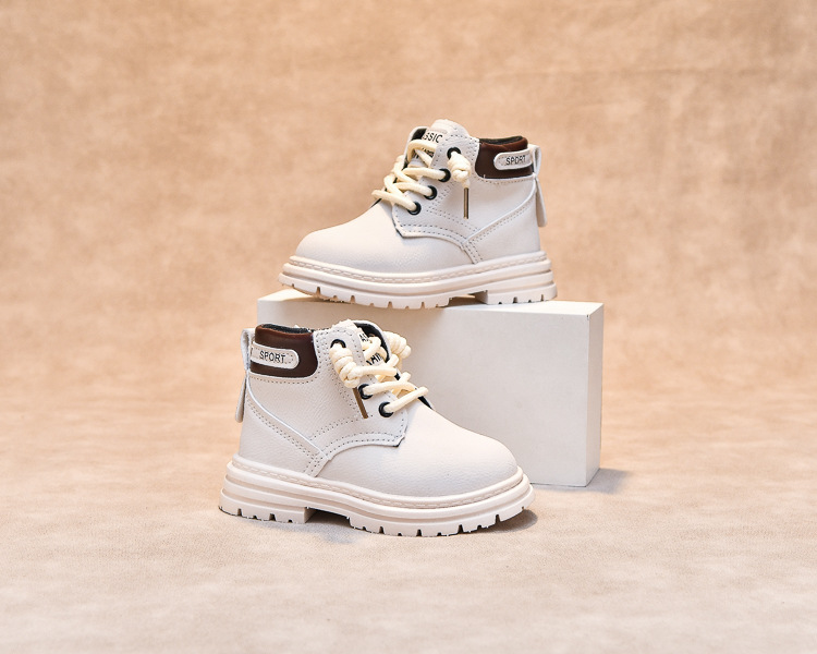 Kindermartinstiefel Aus Leder Für Jungen Und Mädchen Herbst_voghion.com