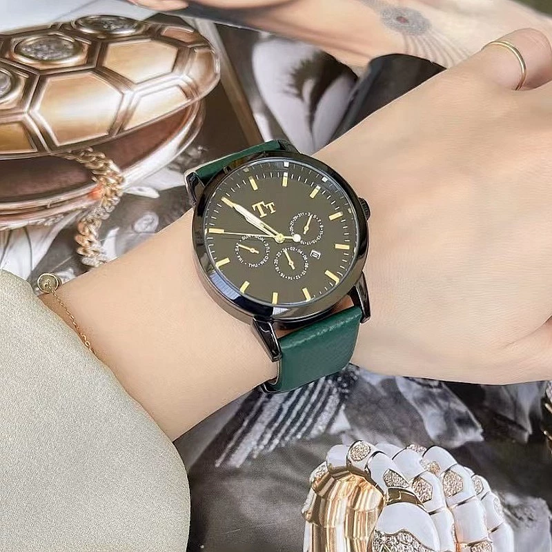 TT Dial, ремешок для часов, календарь, модные брендовые женские часы, корейский стиль