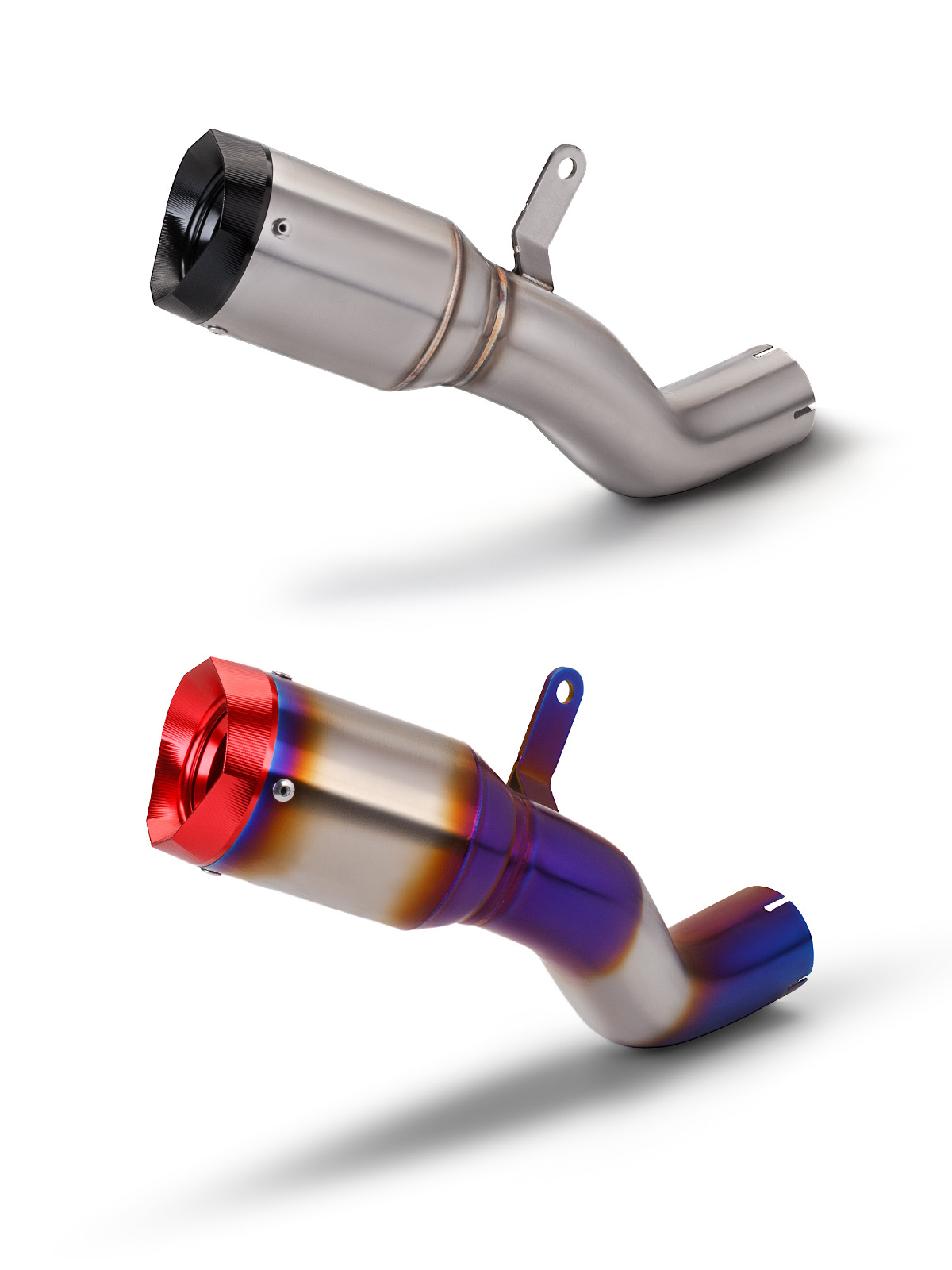 Motorcycle modified exhaust pipe CBR1000 middle and tail carbon fiber protective cover 08-16 years 17-19 years straight up