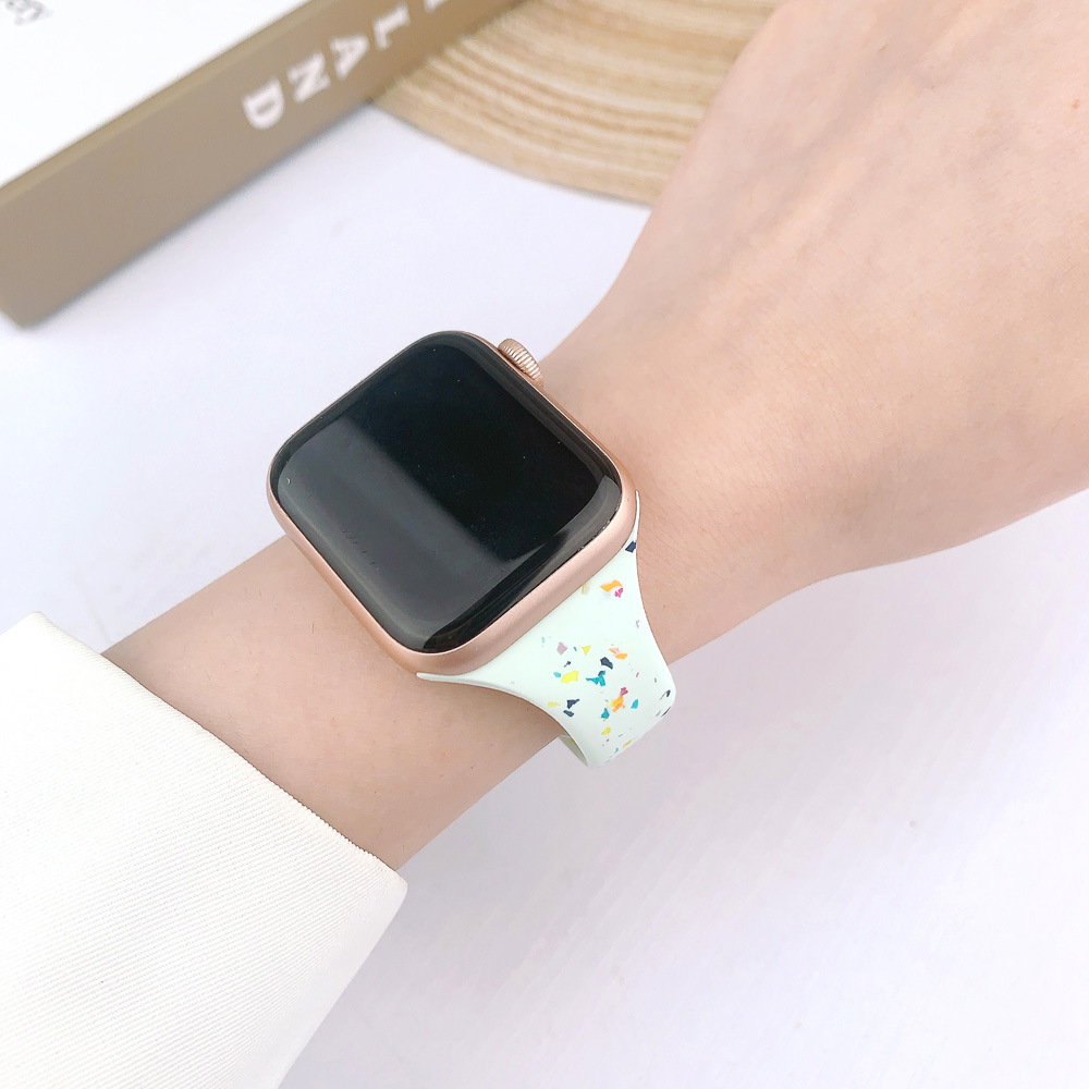 Para Apple Watch 789 generación T-Silicone brazalete iwatchSE deportivo reemplazable pulsera deportivo