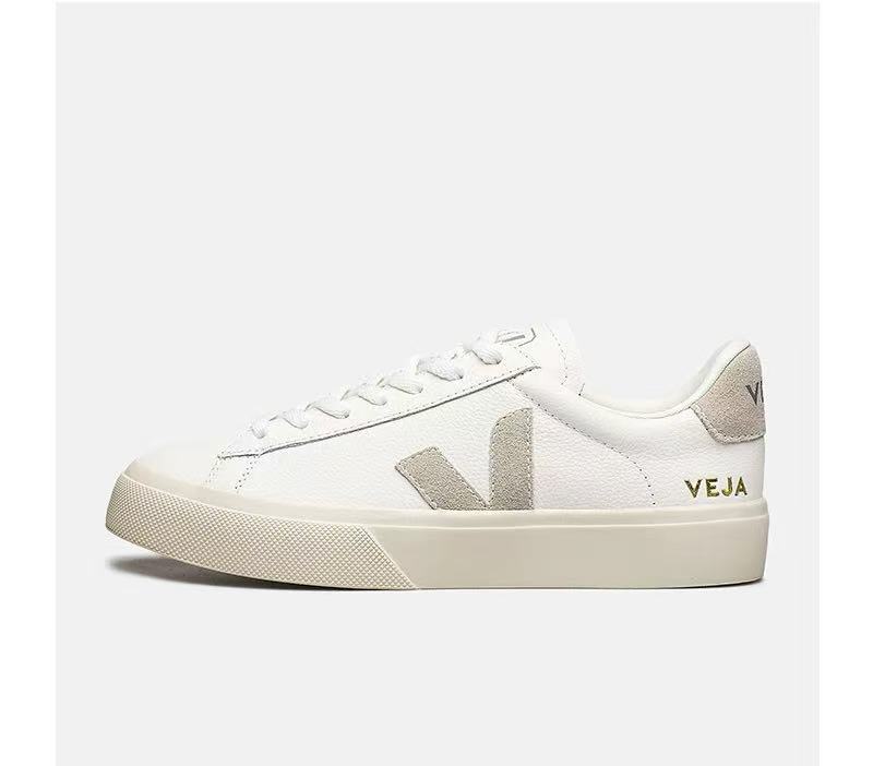 純粋なオリジナルの高バージョン Veja クラシックな多用途の白い靴、男性と女性のカップル向け、キャンパススニーカー、通気性と多用途のスポーツスニーカー|undefined