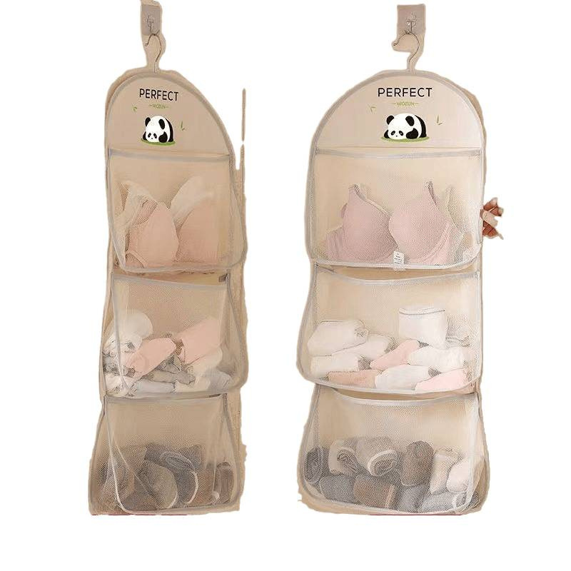 almacenamiento de gran capacidad de red almacenamiento de calcetines dormitorio armario ropa interior ropa interior bolsa colgante bolsa de bolsa de red colgante almacenamiento