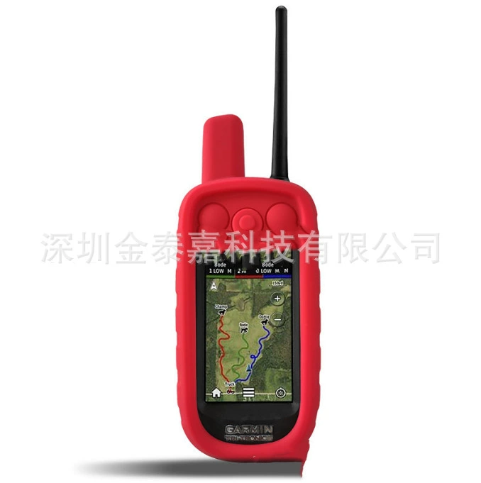 [适用于佳明 ALPHA 100手持GPS保护套alpha 100硅胶保护套]