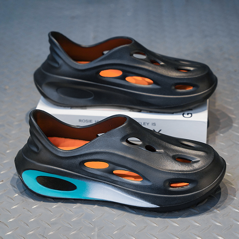 Sandalias transfronterizas de nuevo estilo para hombre 2024 ropa exterior de verano para hombre zapatillas de conducción antideslizantes Baotou zapatos deportivos de playa
