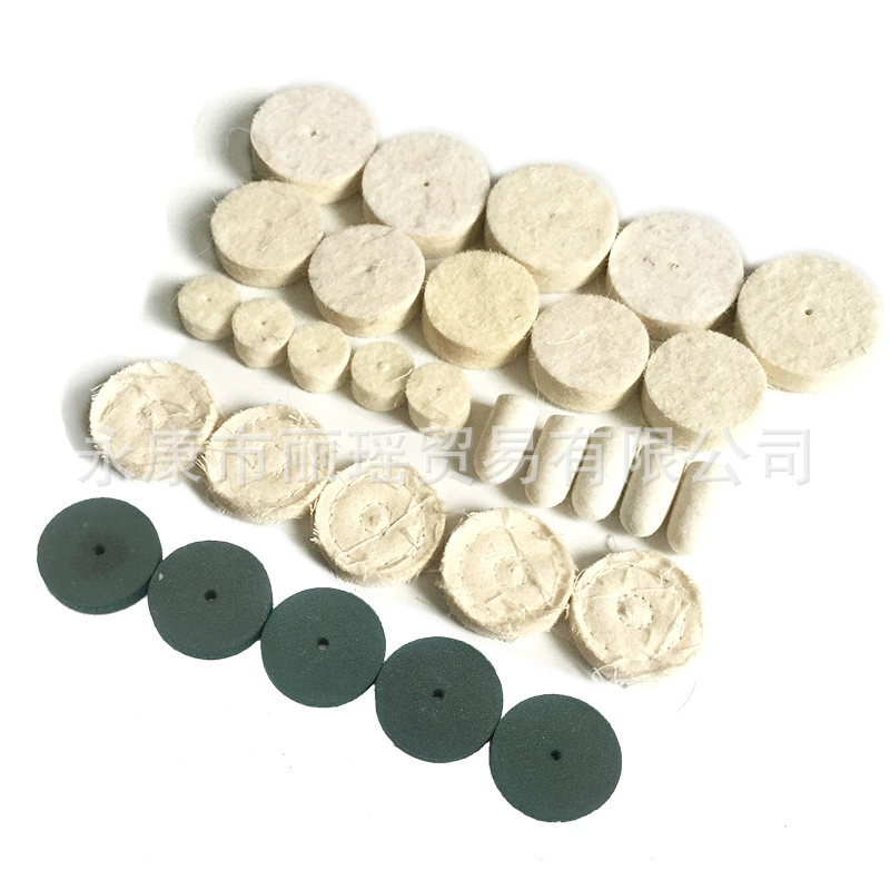 Аксессуары для электрических мельниц сиденая шерсть Шлифовальная головка полировальный шерстяной круг Войлок белая ткань резиновая стойка крепежный стержень