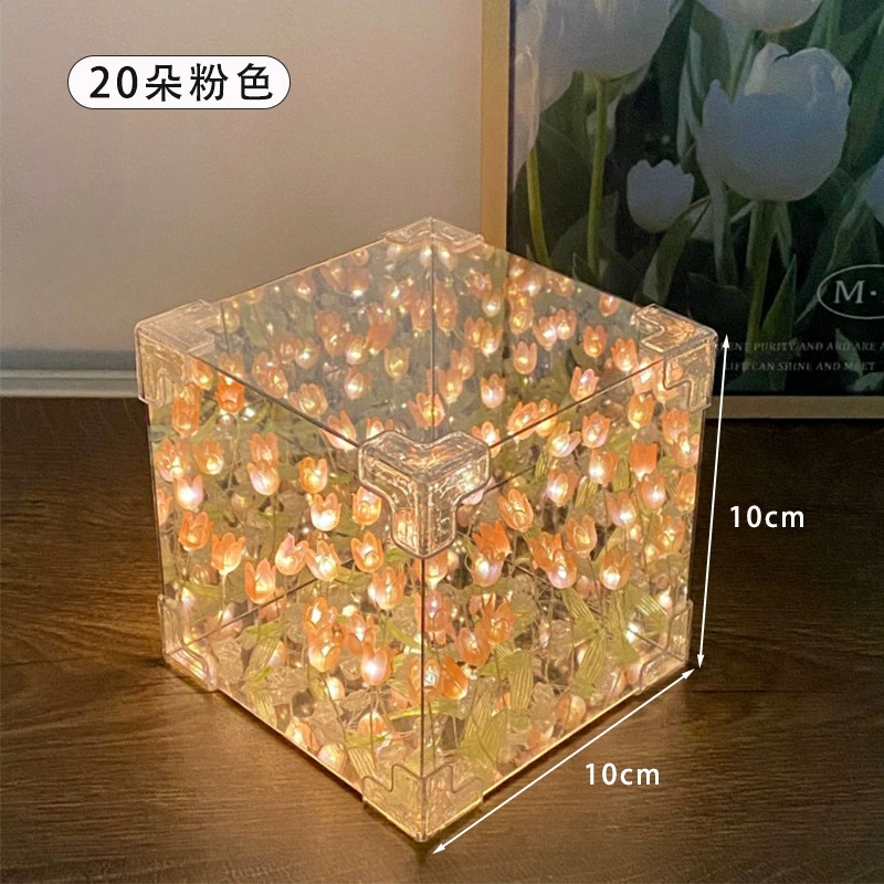 Rubik's cube, night light for St. Valentine's Day, DIY, Birthday gift
