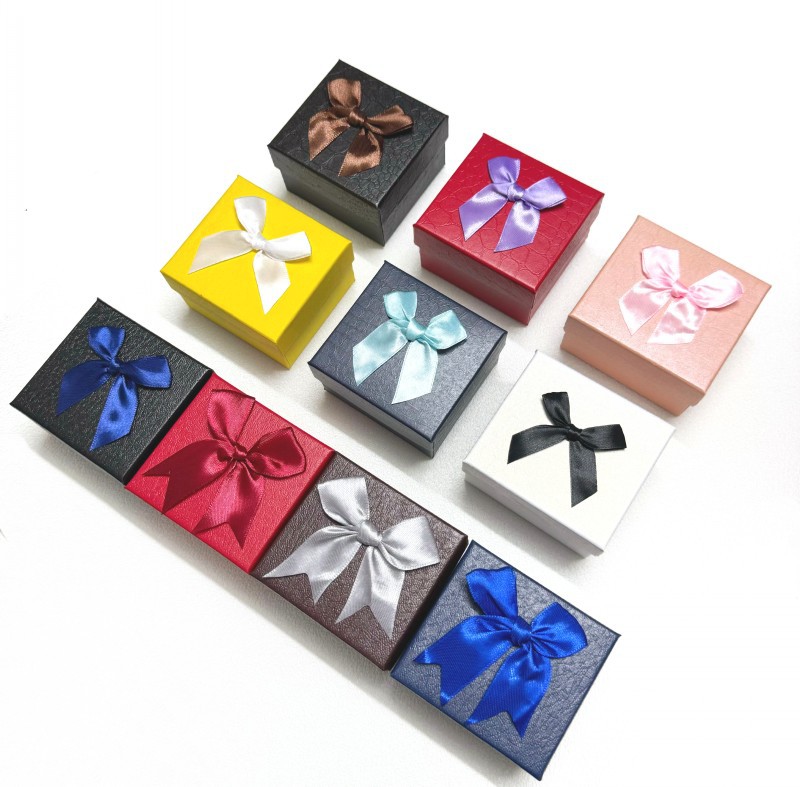 Serie multicolor arco 8 * 9 caja de reloj pulsera caja de embalaje de regalos caja de joyas
