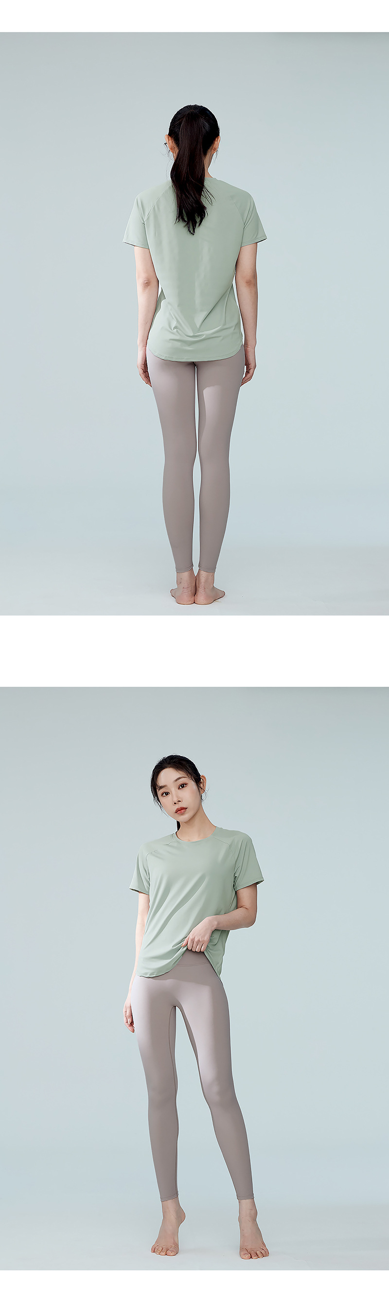 Style Simple Couleur Unie Nylon Mélange De Coton Actif Bas Leggings display picture 102