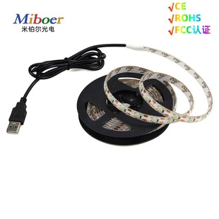 USB Light Strip Led2835 Light Strip Low Voltage 5V Waterproof Monochrome Light Strip Tv Background Cabinet Decorative Light Strip
