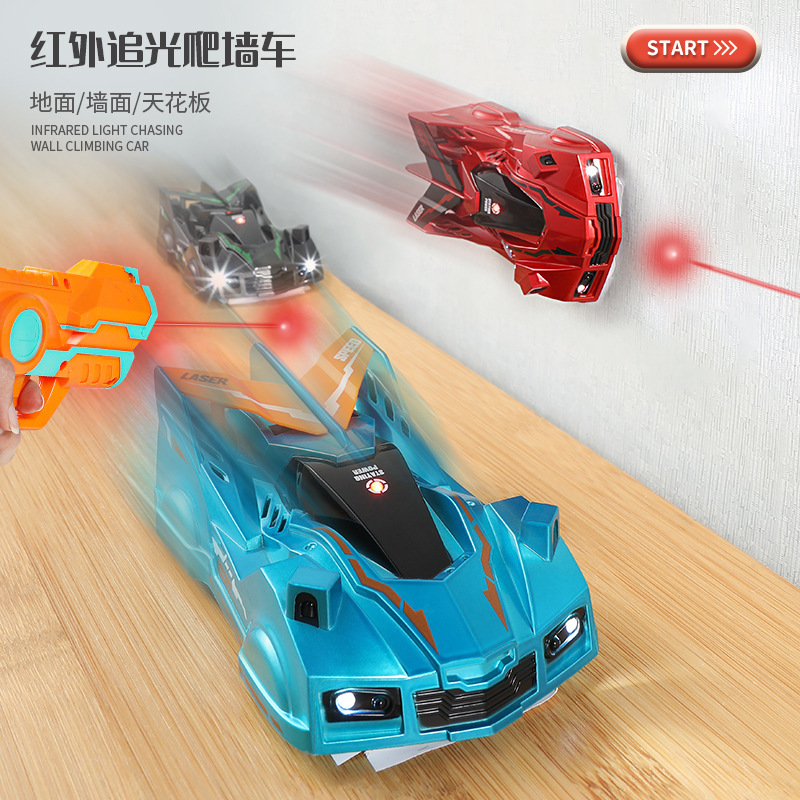 New gun remote control infrared induction light wall climbing car children's toys remote control car wholesale boy gift New gun remote control infrared induction light wall climbing car children's toys remote control car wholesale boy gift