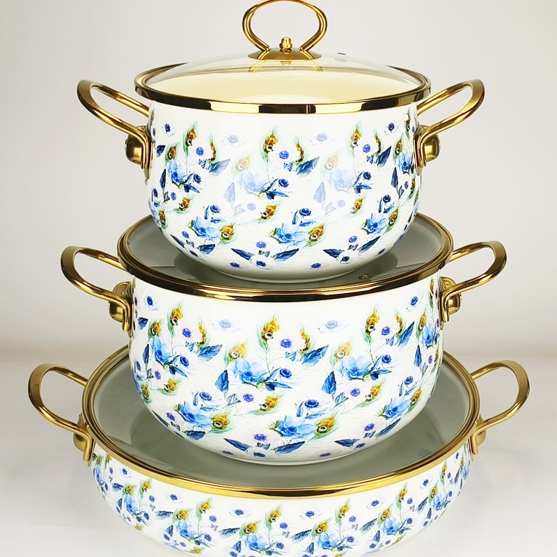 블루 칼라 깃털 3종 세트