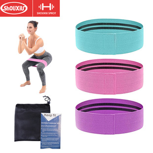Elastic Yoga Resistance Belt Beautiful Buttock Ring Elastic Boot Ring Fitness Squat Resistance Ring Elastic Belt Yoga Stretch Belt