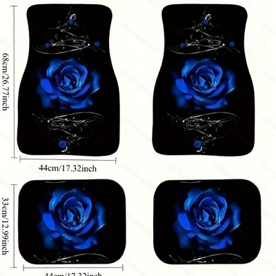 Labeling and Delivery Floor Mats, Avtomobil döşəmə paspasları - new-temu-floor-mat-35-33444468cm-two-pieces-each