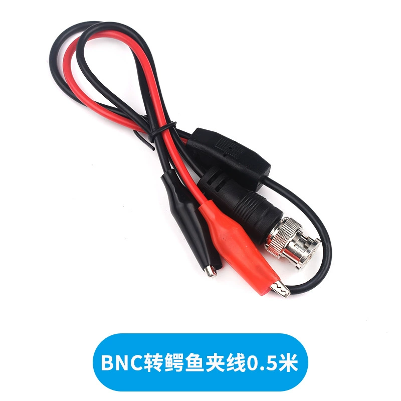 BNC вращающийся крокодиловый зажим BNCQ9 тестовая линия сигнала осциллограф обнаружение линии BNC пары двойного зажима общедоступно