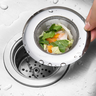 Stainless Steel Sink Garbage Filter Screen Kitchen Drawer Household Sink Vegetable Basin Sewer Anti-blocking Leakage Net