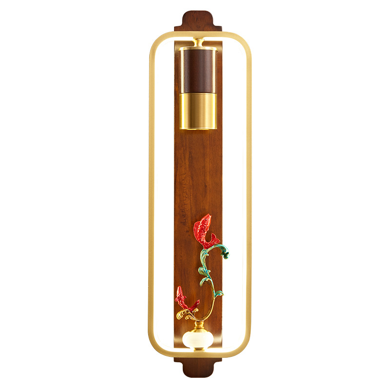 Luz lujosa nueva lámpara de pared china antigua Zen escalera dormitorio lámpara de cabezal de cama retro sala de estar lámpara de pared de fondo 523L