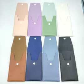 多色八支化妆刷包收纳包马卡龙配色便携迷你化妆刷套装刷子收纳包