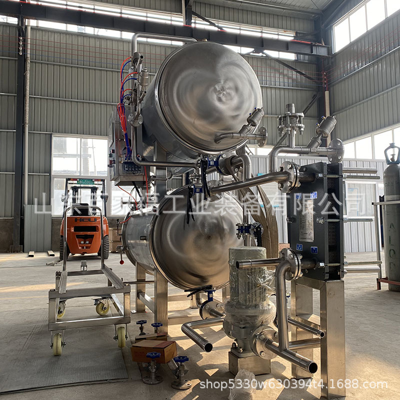 商用宠物罐头杀菌锅 小型袋装食品灭菌锅 全自动喷淋式杀菌锅