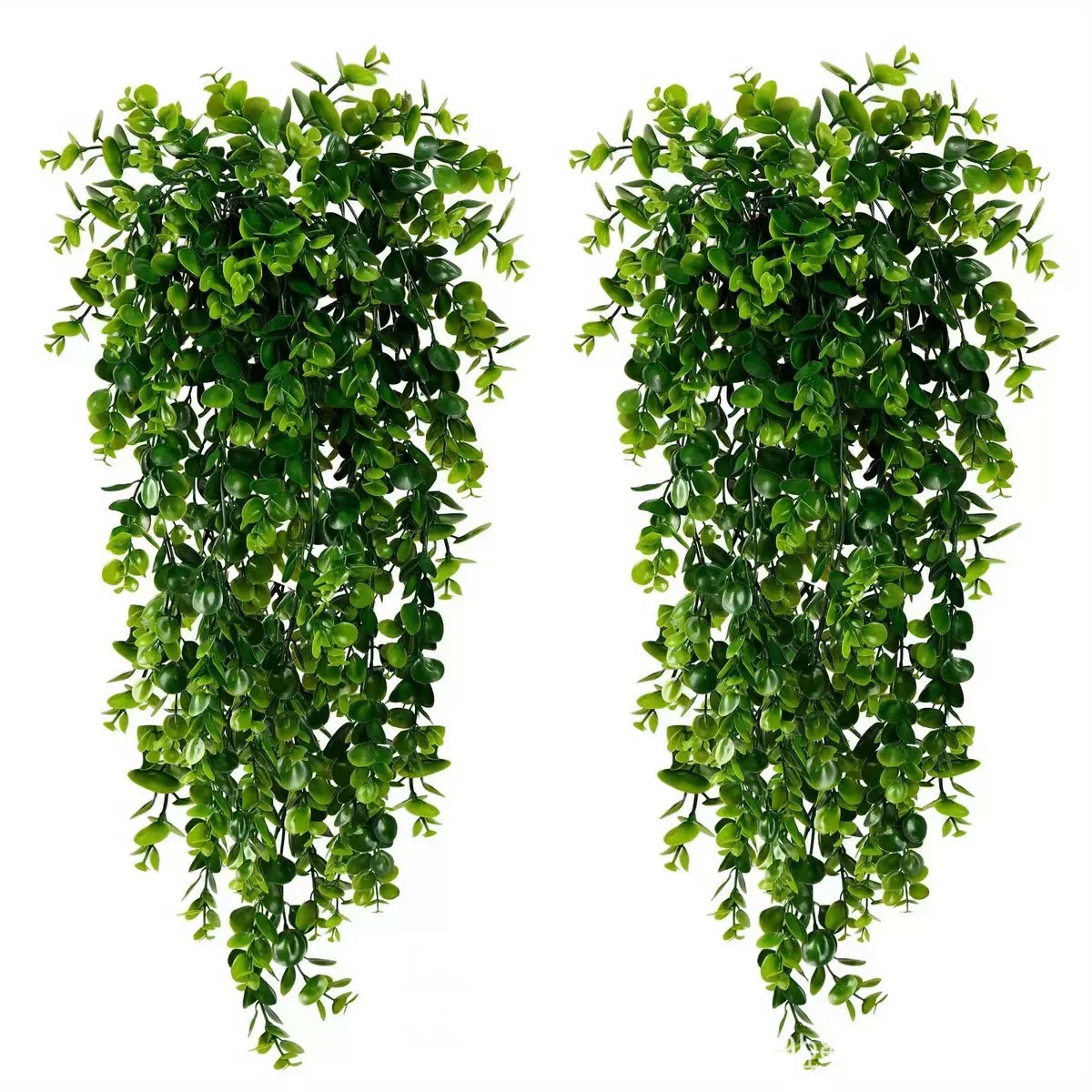 7叉尤加利人造壁挂绿植墙壁悬挂装饰假花仿真藤曼植物仿真绿植