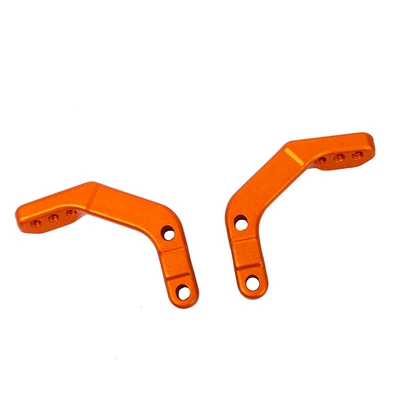 Modified Handguard Bracket Motorcycle Motorcycle frame - aluminum-alloy-orange-pair