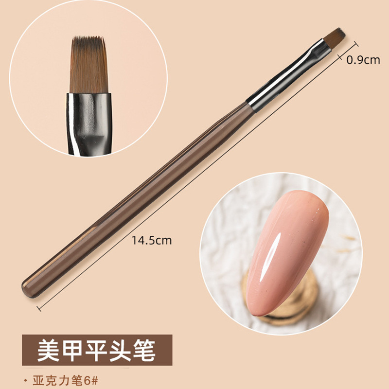 Manicure (flat pen) 6#