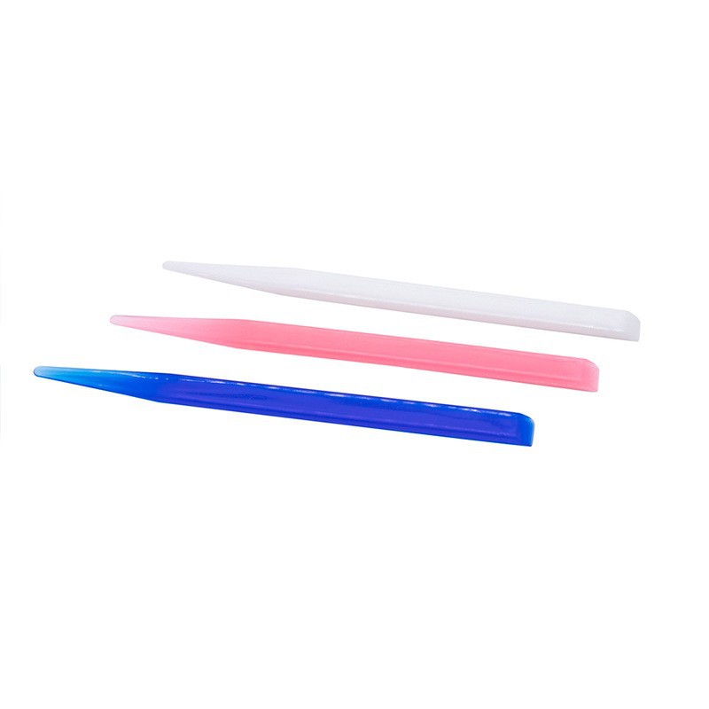 Cuchillo de mezcla de plástico dental polvo adhesivo cuchillo de sintonización de iones de vidrio oral cuchillo de sintonización de plástico desechable dental