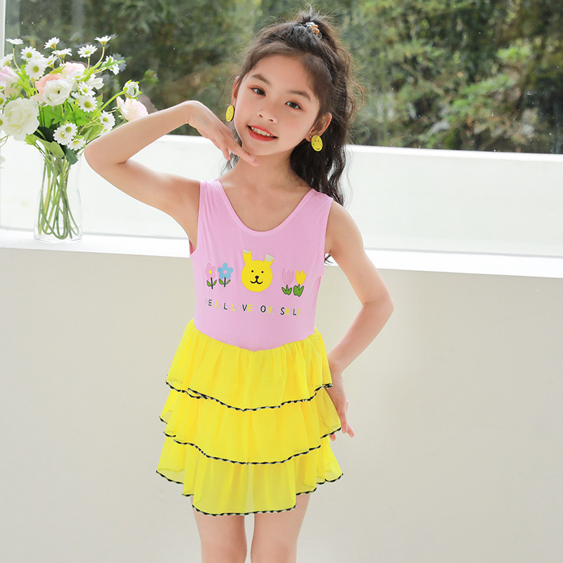 [Liquidación especial] Traje de baño para niños Traje de baño para niñas de una pieza para niñas Traje de baño de moda con falda de princesa