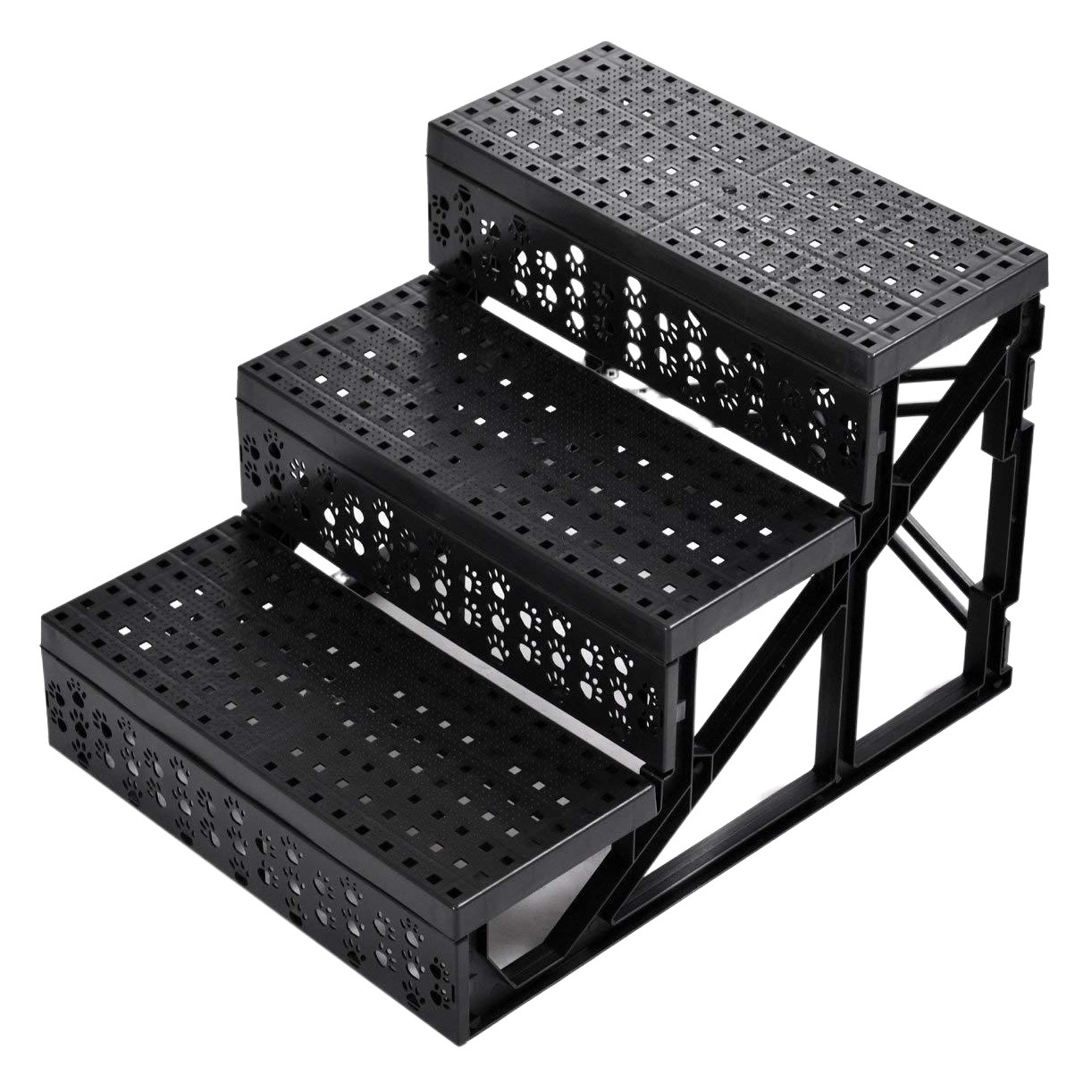 Mascotas suministros perro pendiente escaleras gato perro escalera de plástico