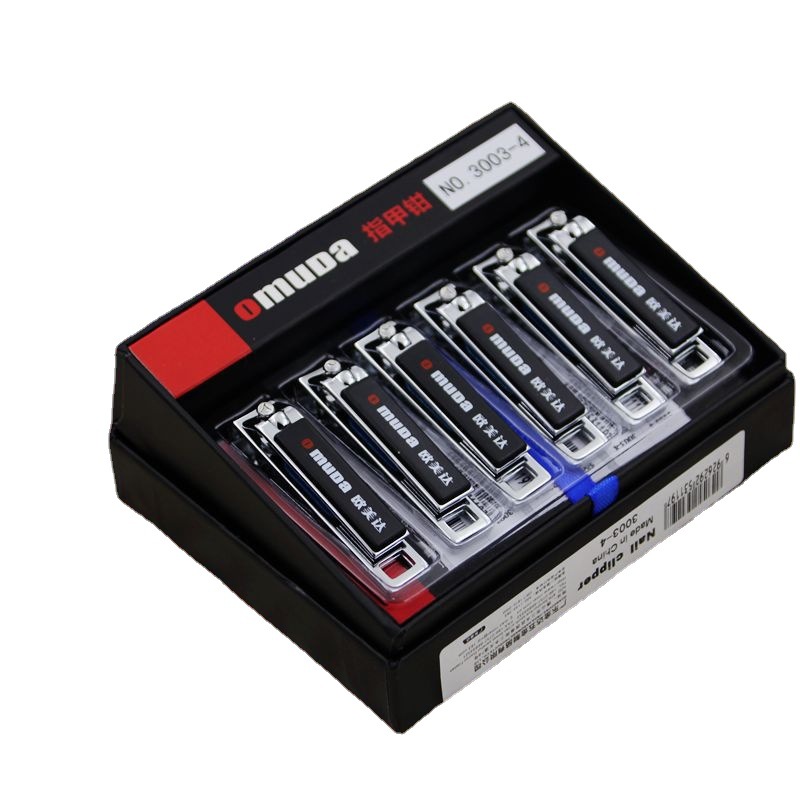 Real shot oumeida small size-4 nail clippers flat nail clippers stainless steel nail clippers children's nail clippers