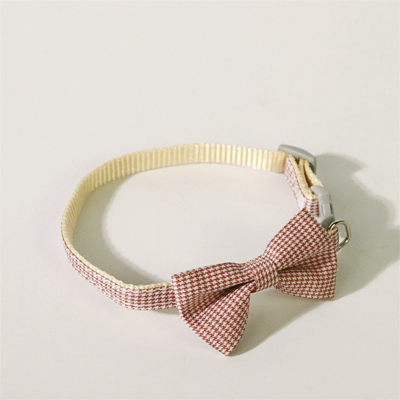 Collar de gato accesorios para mascotas fabricantes al por mayor lindos arcos gatos perros collar ajustable para mascotas