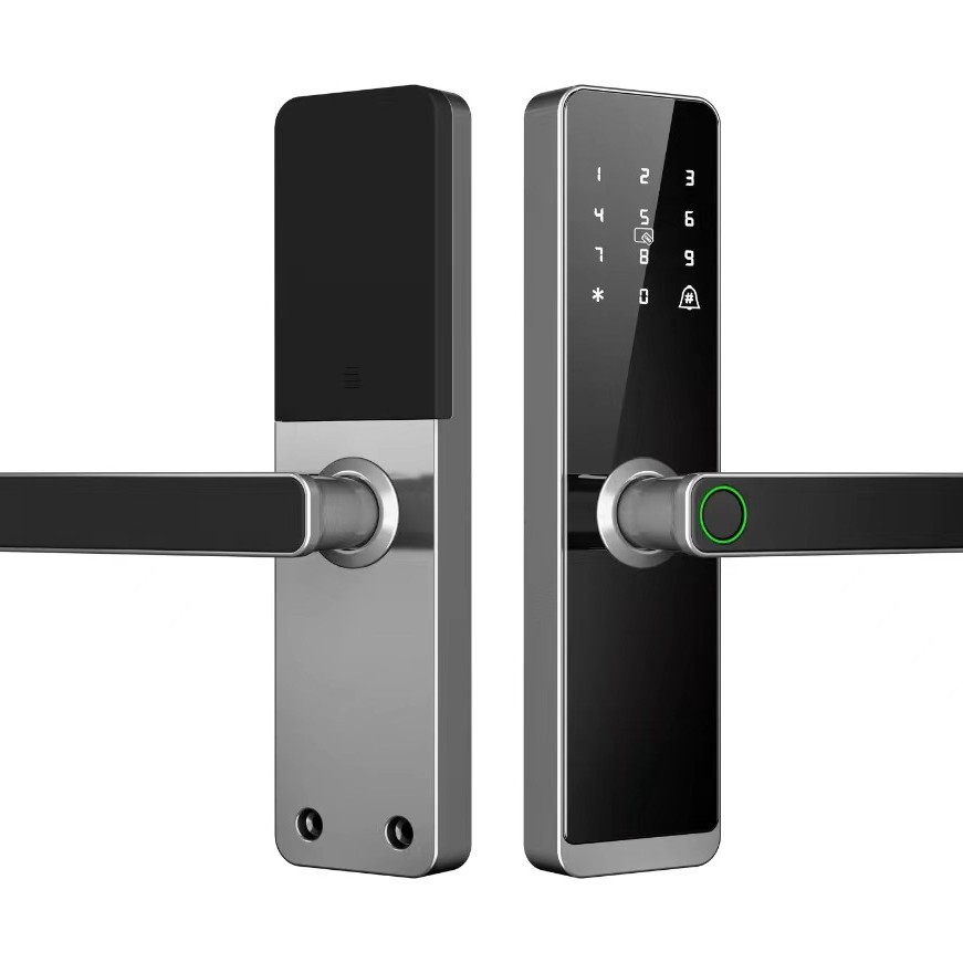 Cerradura de puerta de madera