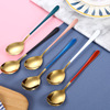 New cross border 304 Stainless steel Korean Spoon originality household hotel Western tableware Spoon The main meal Spoon