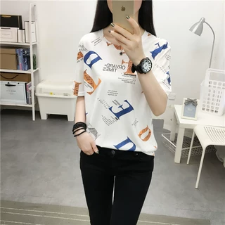 2026新款ins风设计感上衣舒适透气正肩体恤潮流女装时尚短袖t恤女
