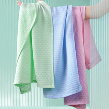 竹纤维冰丝枕巾夏季凉爽枕头毛巾一对情侣装枕头巾薄款夏天凉感