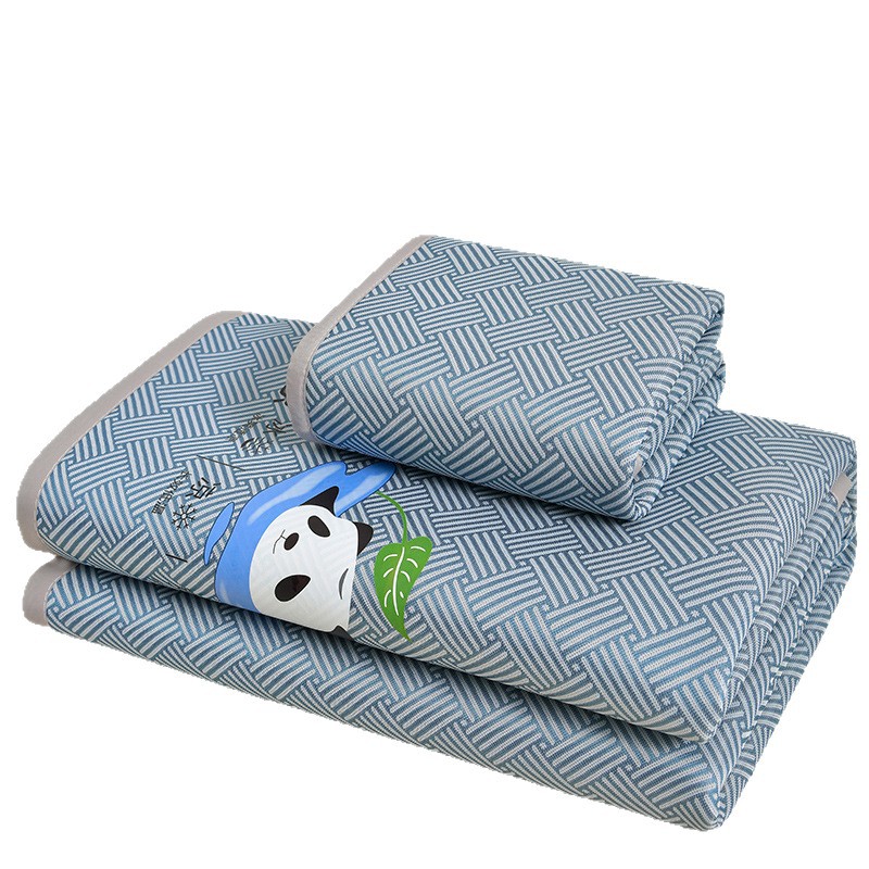 Summer silk mat, set, foldable universal sheet, 3 piece set