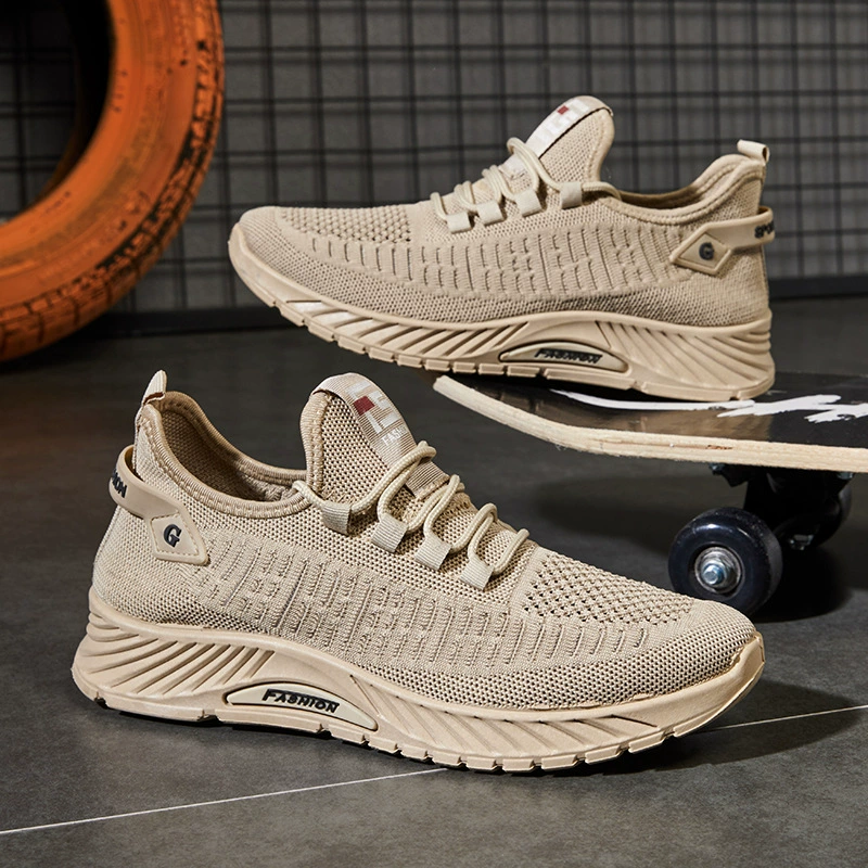 Новая мужская спортивная обувь Весенняя и летняя повседневная обувь мужская мягкая подошва легкая беговая обувь дикая мода мужская обувь дрожит