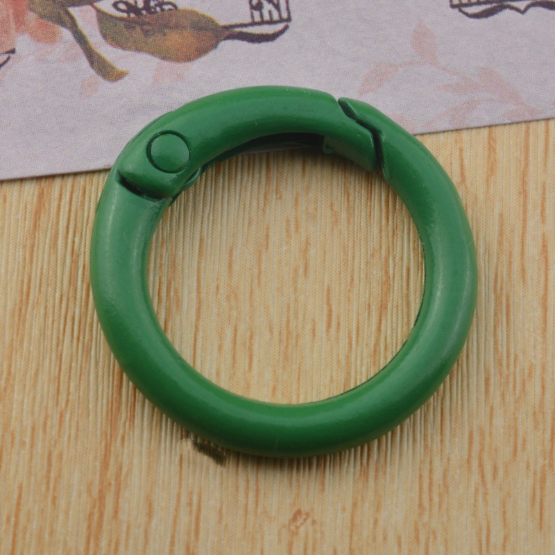 工場直販カラー塗装亜鉛合金スプリングコイル 33 ミリメートルスプリングコイル diy ペンダントキーホルダーアクセサリースプリング