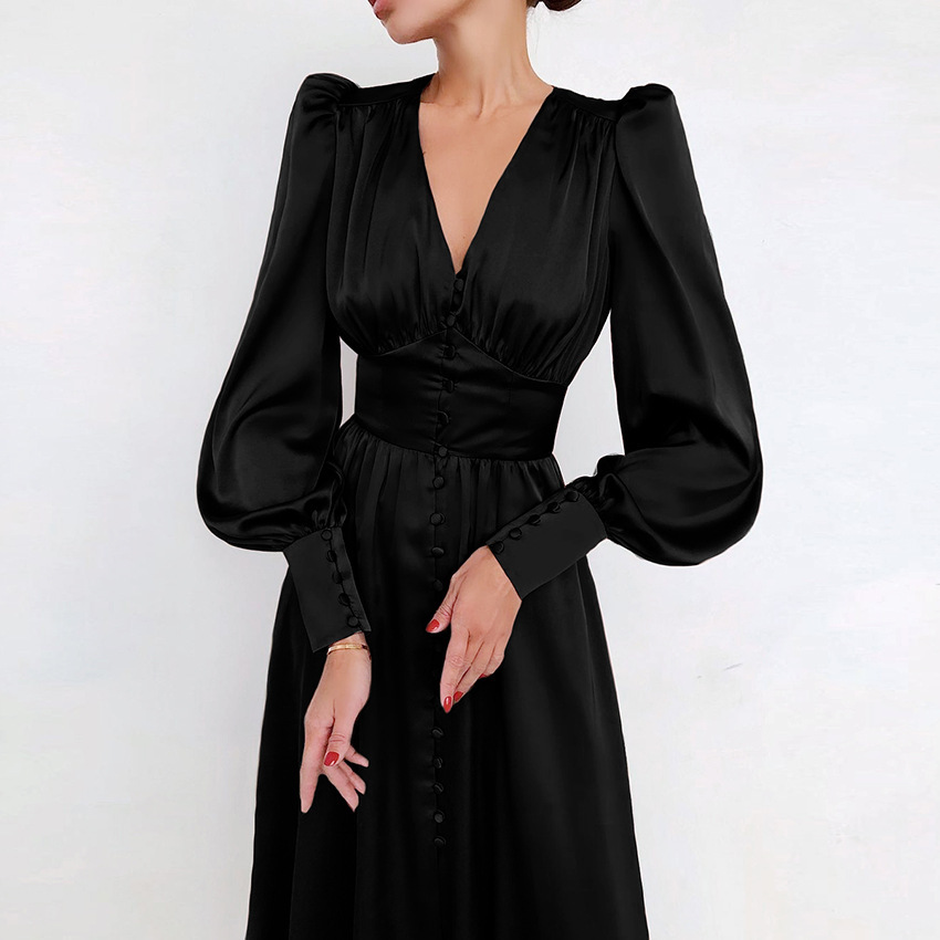 chinese dress ladies 40s Silk Floral Wrap Dress | S-M